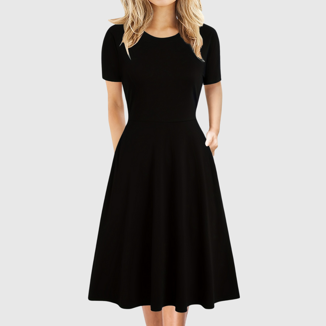 Evelyn Quinn | Retro A-Line Summer Dress
