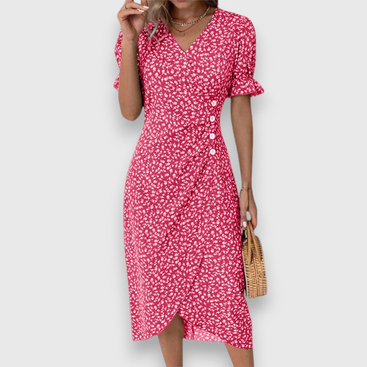 Tessina – Elegant Floral Dress