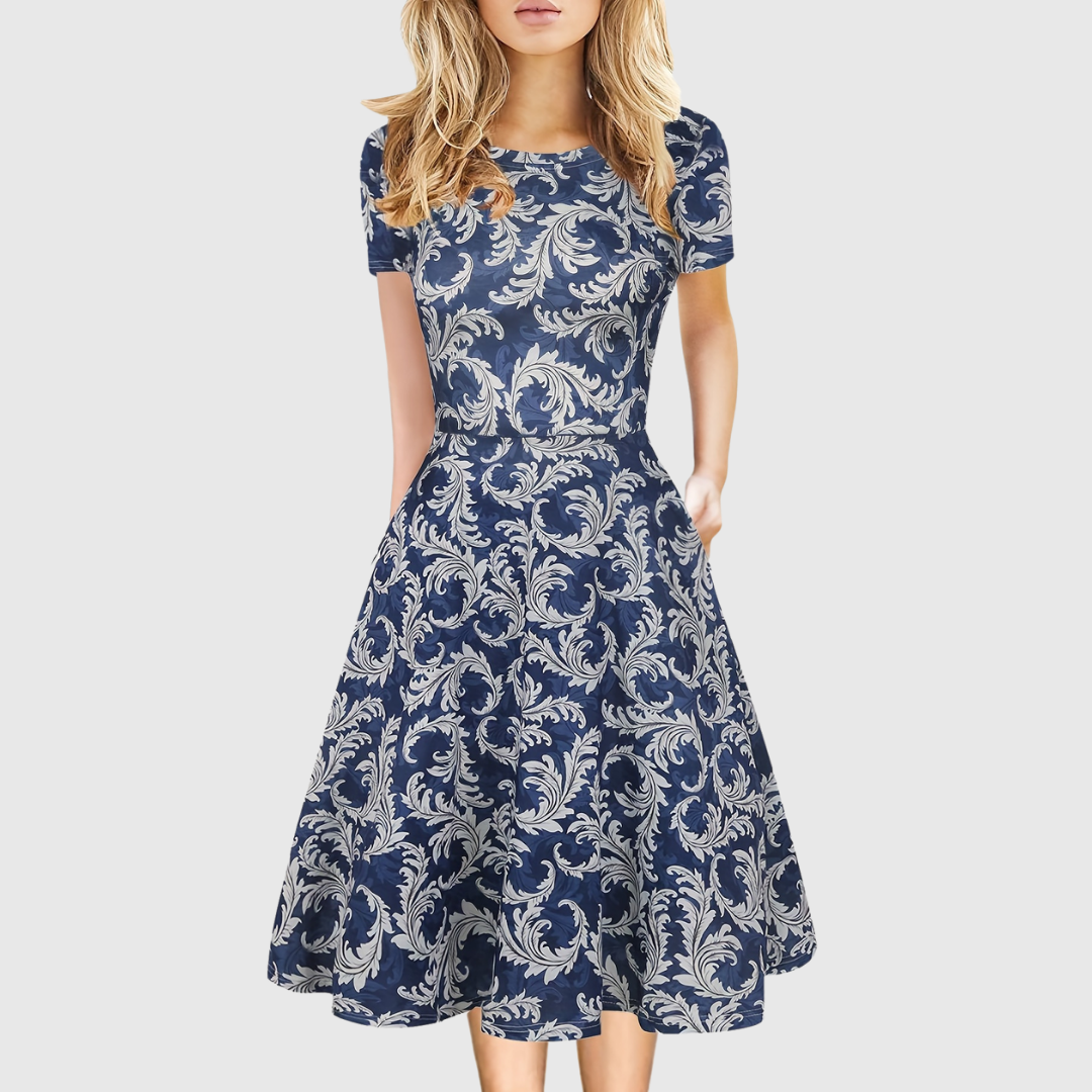 Evelyn Quinn | Retro A-Line Summer Dress
