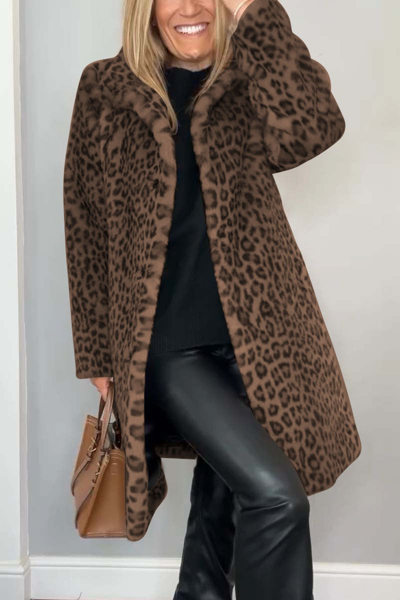 Rosa | Leopard Winter Coat