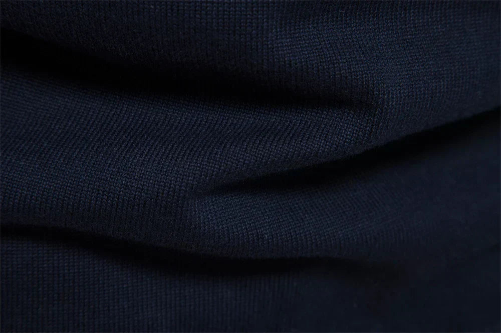 Henri | Modern Zip-Up Collar Sweater