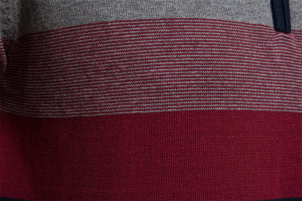 Henri | Modern Zip-Up Collar Sweater