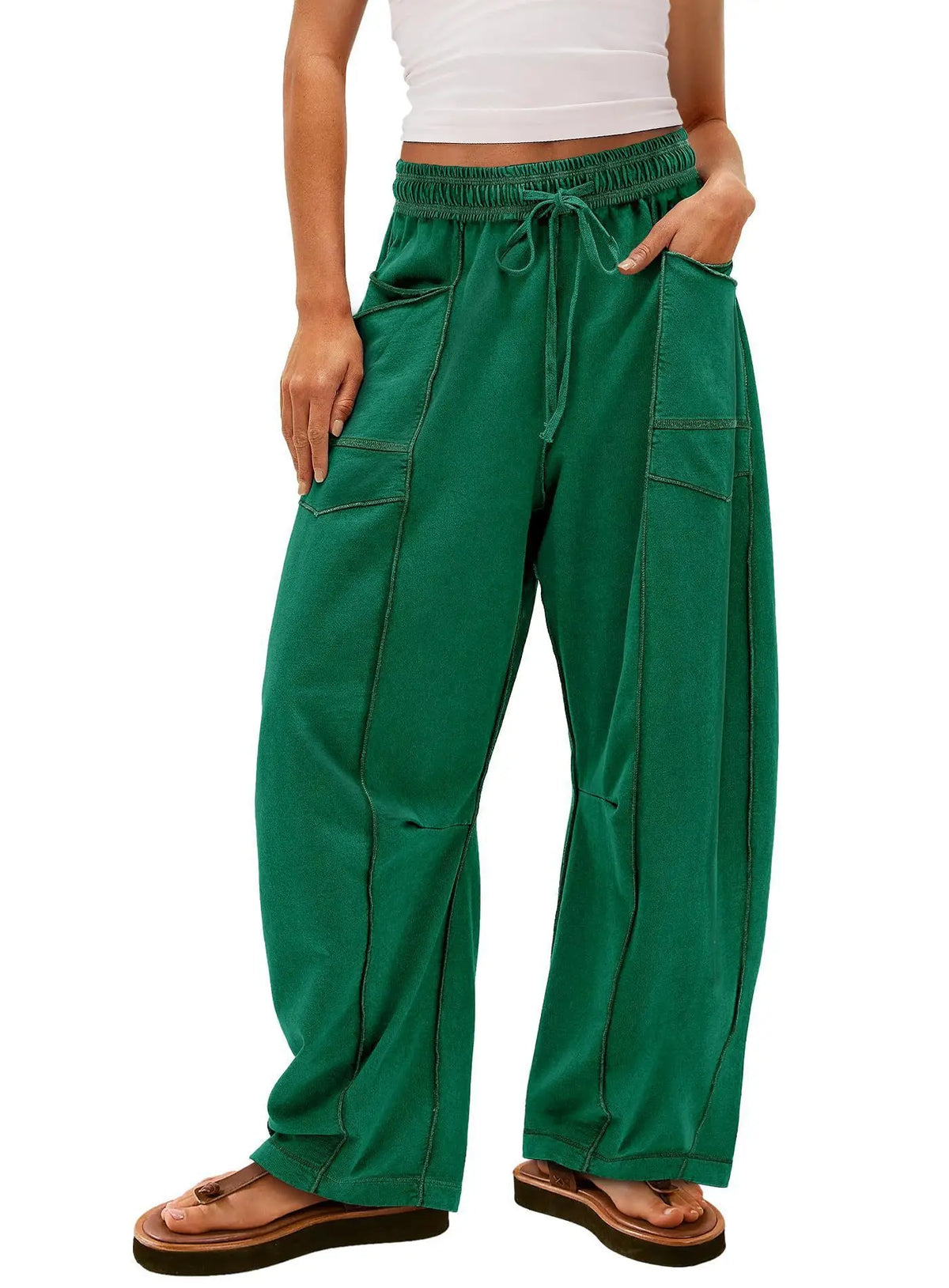 Nova - Wide-Leg Cargo Pants with Pockets