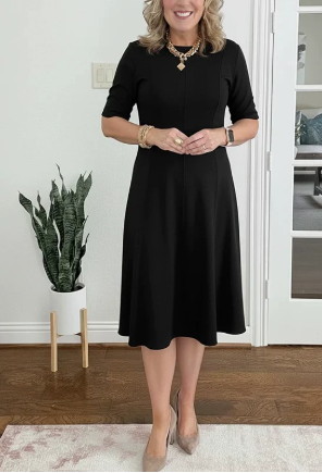 Evelyn Quinn | Retro A-Line Summer Dress