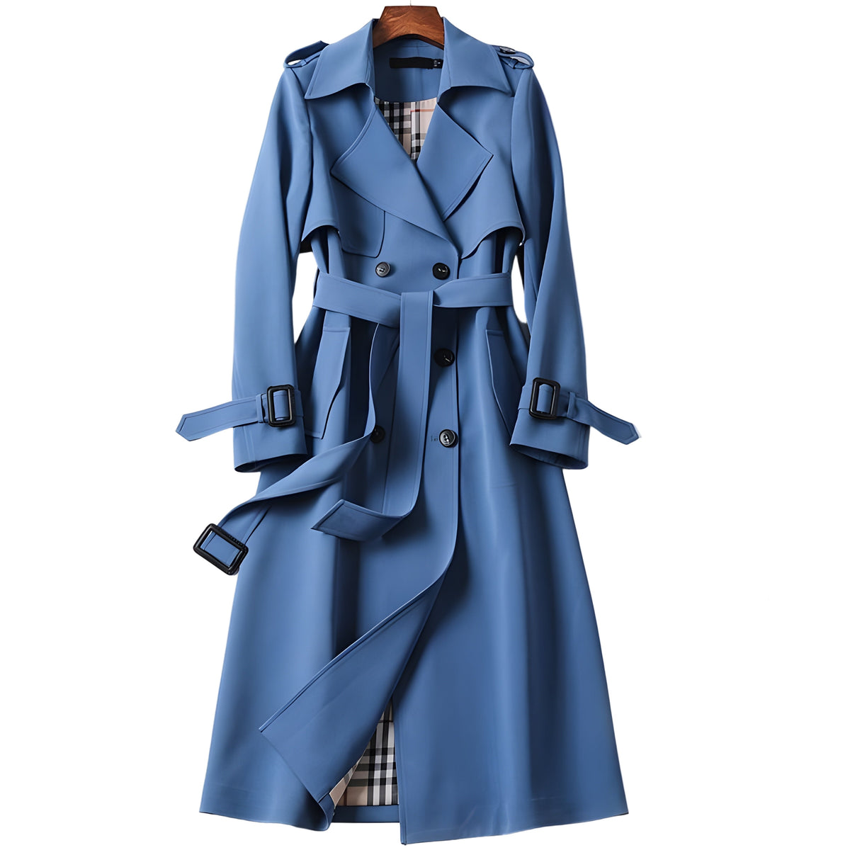 Elodie - Classic Longline Trench Coat