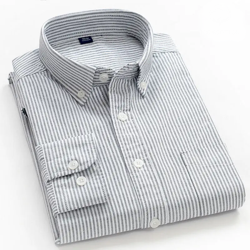 Devon | Modern Striped Cotton Shirt
