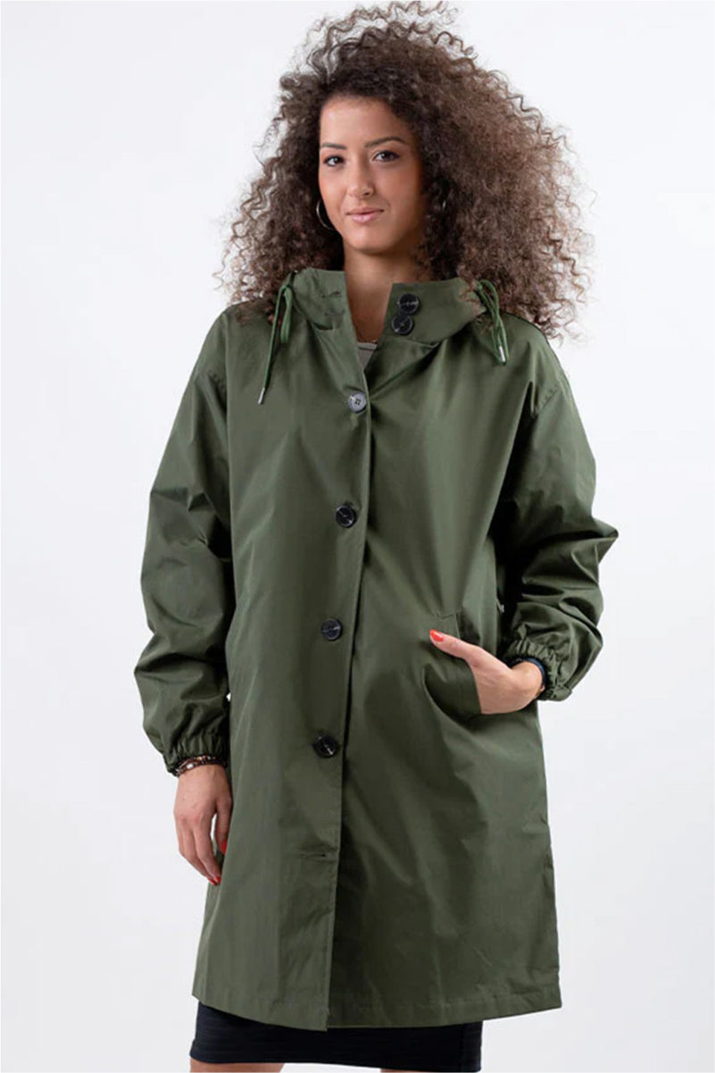Barbara | Oversized Water-Resistant Windbreaker