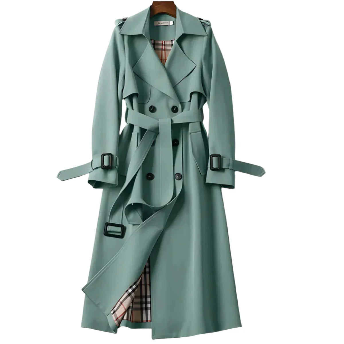 Elodie - Classic Longline Trench Coat