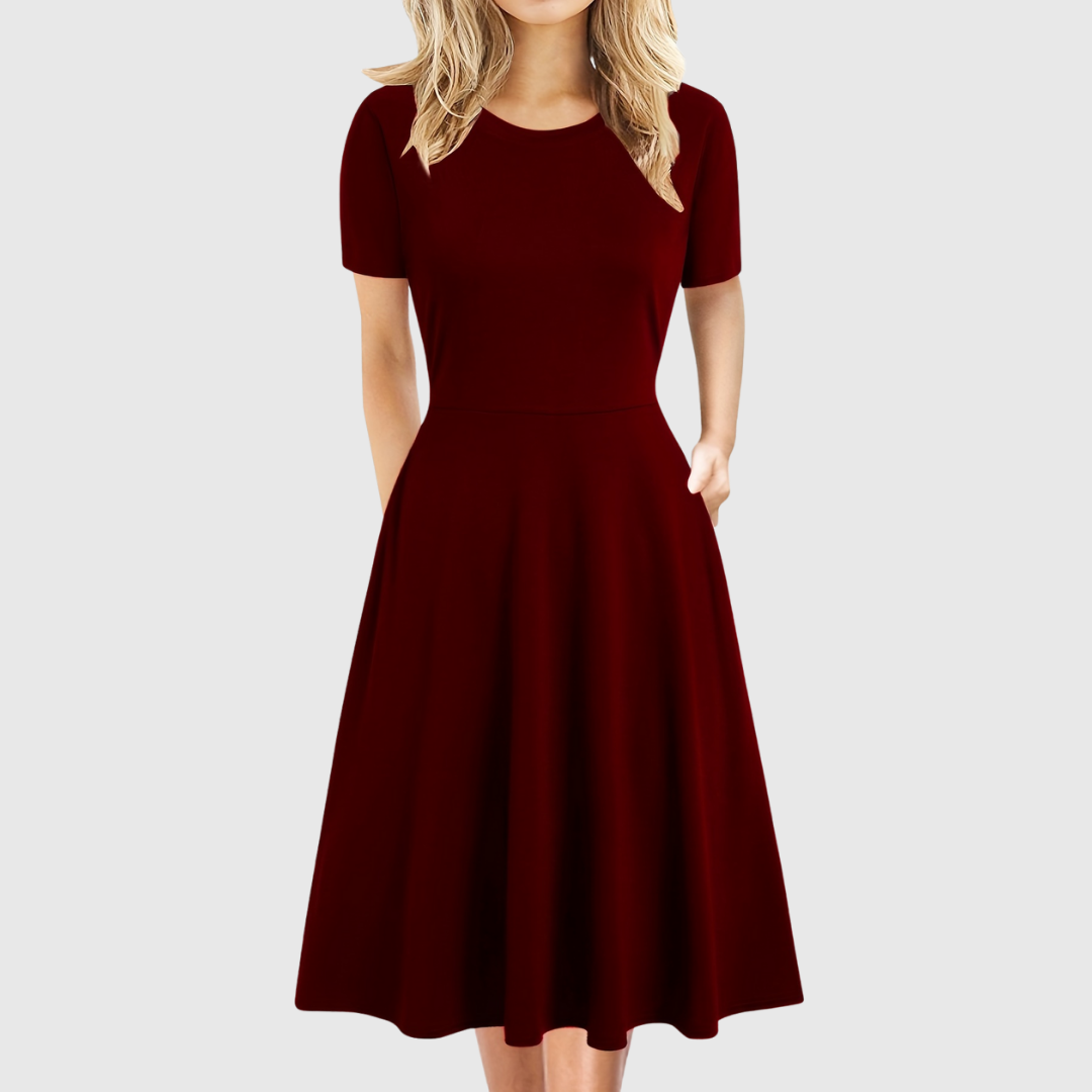 Evelyn Quinn | Retro A-Line Summer Dress
