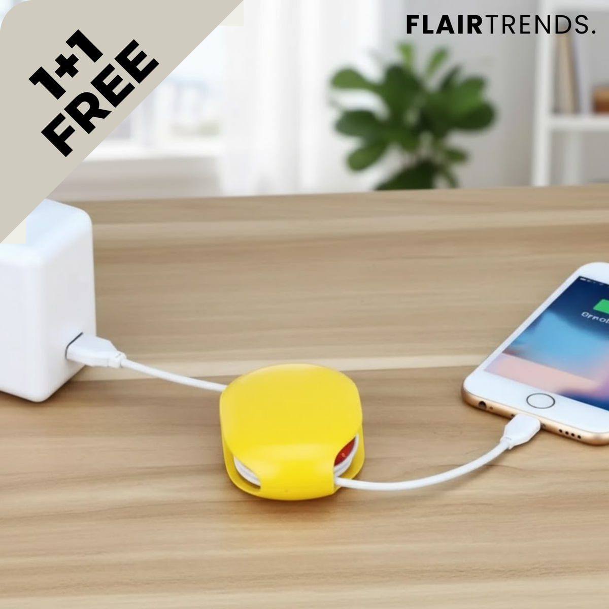 1+1 FREE | CableEase – No More Cable Clutter at the Push of a Button