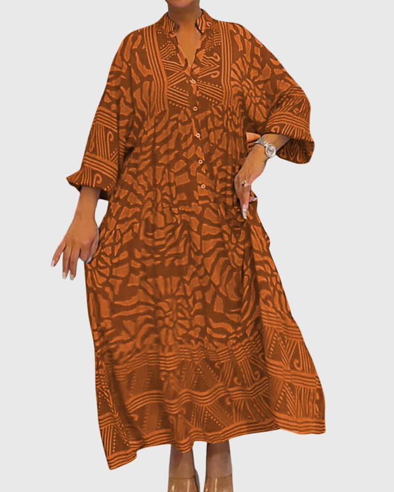Mckinley | Maxi Dress With Elegant Print