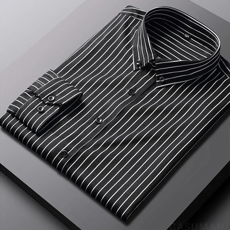 Jermaine | Relaxed Striped Cotton Shirt