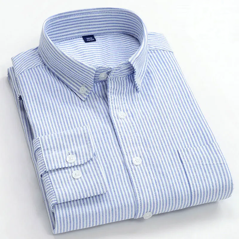 Devon | Modern Striped Cotton Shirt