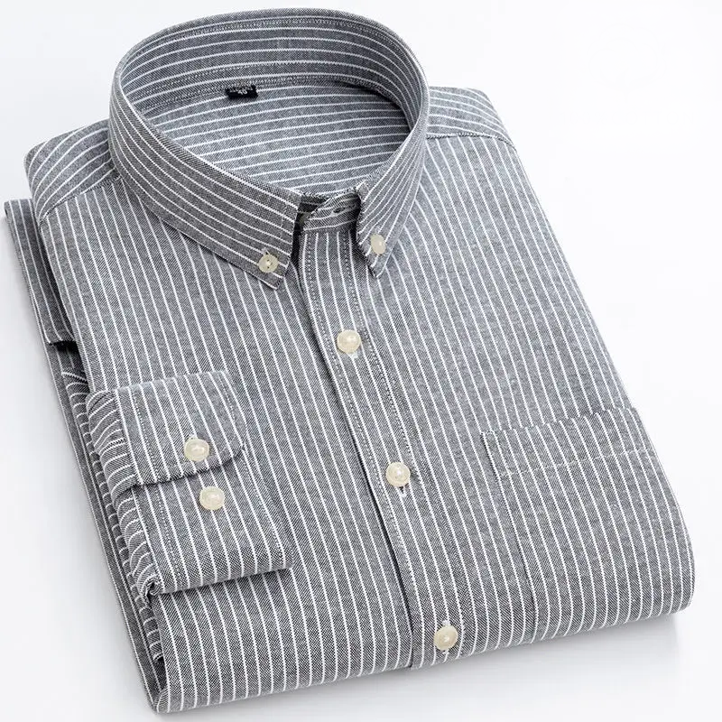 Devon | Modern Striped Cotton Shirt